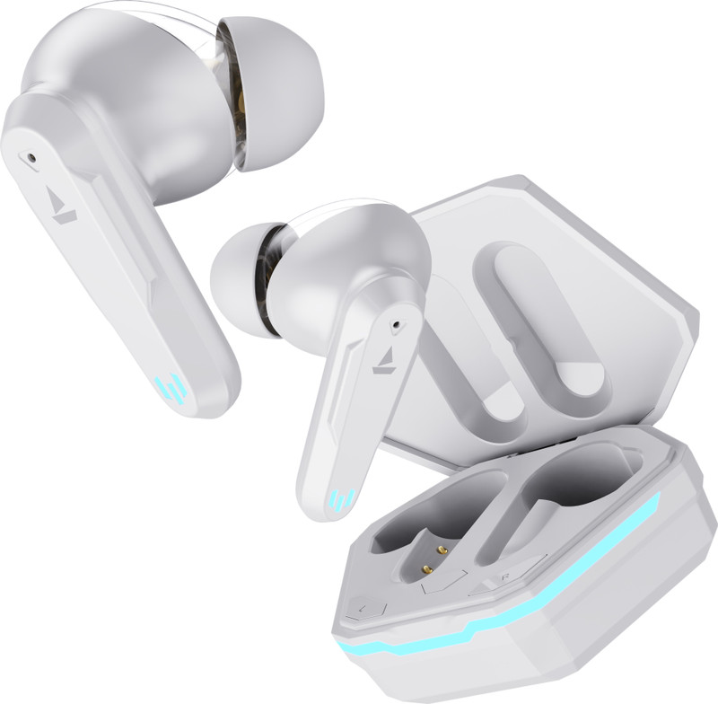 boAt Airdopes 191G w/ Dual Drivers, 30 HRS Playback, Quad Mics ENx Tech & Beast Mode Bluetooth(White, True Wireless)