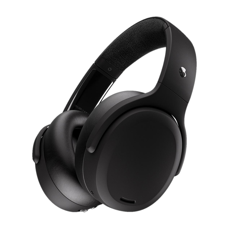 Skullcandy Crusher ANC 2 4-Mic Adjustable Sensory Bass, Dual Pairing, 50Hr Playtime Bluetooth & Wired(True Black, Over the Ear, On the Ear)