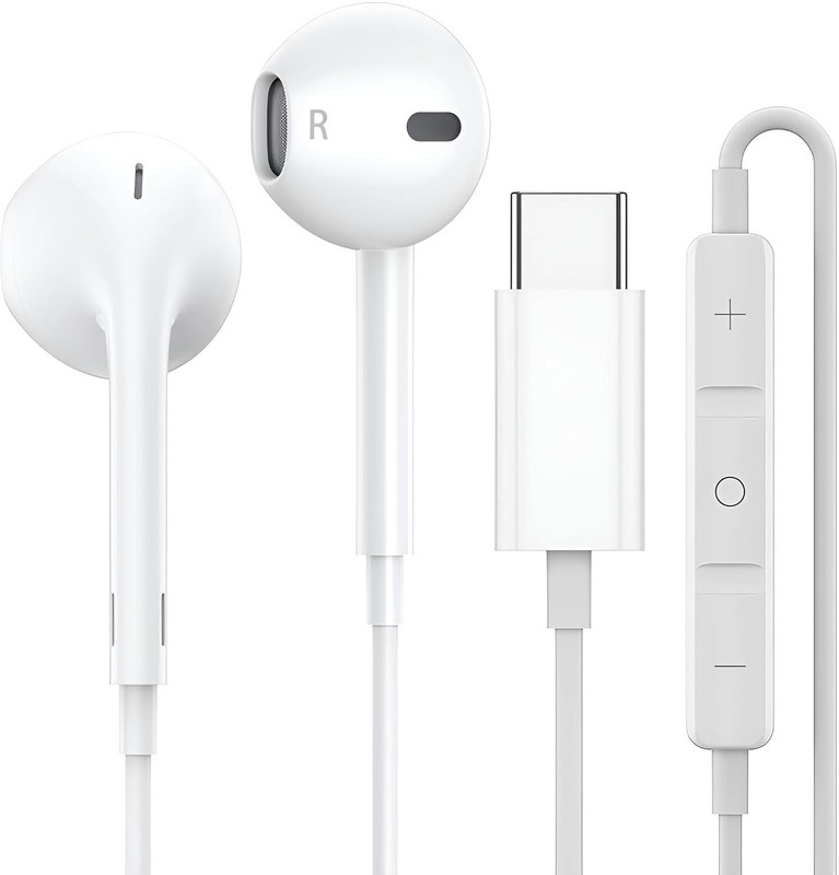 X88 Pro Type C Wired In-Ear Headphones - Stay Connected and Enjoy Music Earphone Cable Organizer