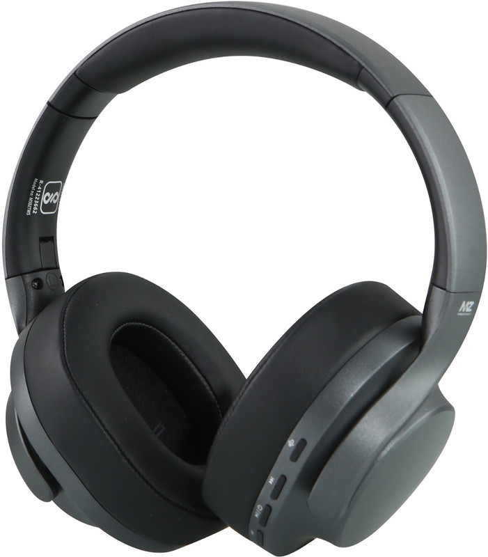MZ HP-91 (WIRELESS HEADPHONES) 24 Hrs Play Time with 400mAh Battery Bluetooth(Grey, On the Ear)