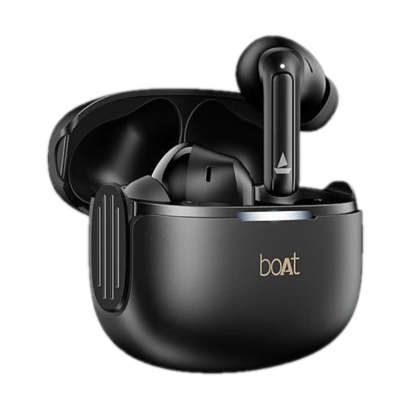 boAt Airdopes 219, 40H Battery, Free Music Streaming & Best in Segment for Calling Bluetooth(Carbon Black, True Wireless)