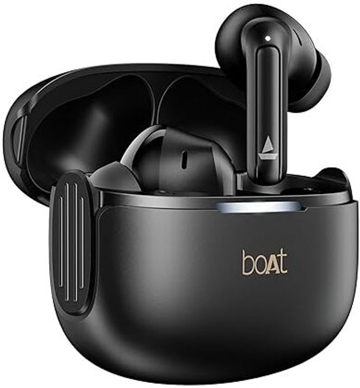 boAt Airdopes 219, 40H Battery, Free Music Streaming & Best in Segment for Calling Bluetooth(Carbon Black, True Wireless)