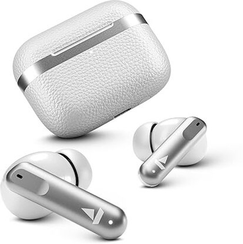 boAt Airdopes 111v2, Leather Finish,4Mics ENx, Stream Ad Free Music via App Support Bluetooth(Ivory White, True Wireless)
