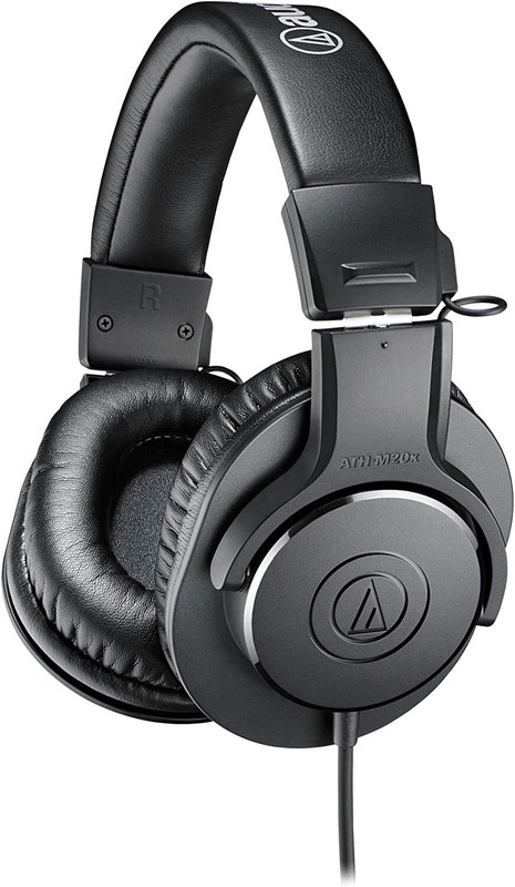 audio-technica ATH-M20X Professional Monitor Wired without Mic(Black, On the Ear)
