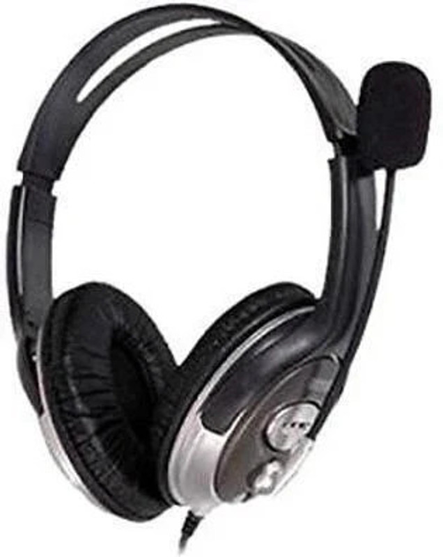 HP B4B09PAACJ Wired(Black, Silver, On the Ear)