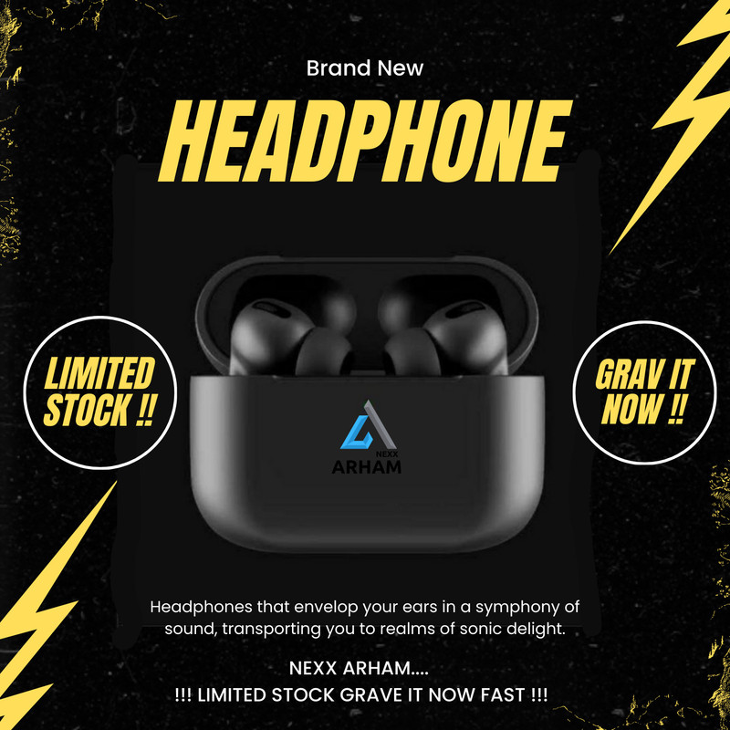 NEXX ARHAM TRUE WIRLESS BLUETOOTH AIR_PODS WITH GOOD SOUND QUALITY 10 HOUR PLAYTIME Bluetooth(Black, In the Ear)