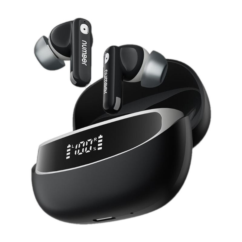 Number Super Buds GT9 Bluetooth(Autumn Black, True Wireless)
