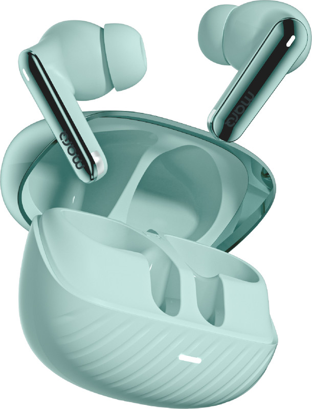 MarQ by Flipkart Rhythm Q1035 72 Hours Playtime Type C Fast Charging Bluetooth Six Mic ANC Bluetooth(Green, True Wireless)