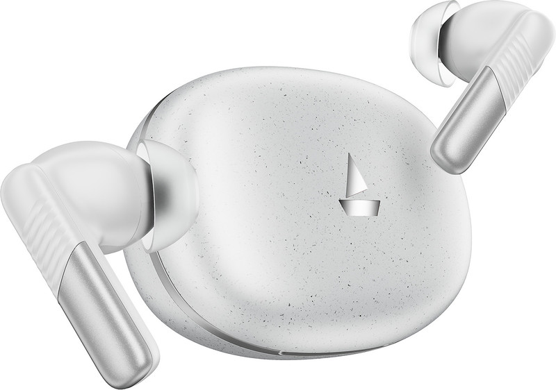 boAt Airdopes Prime 412, AI-ENx Tech, 50 Hour Battery, ASAP Charge,BEAST Mode,BT v5.4 Bluetooth(Lunar White, In the Ear)