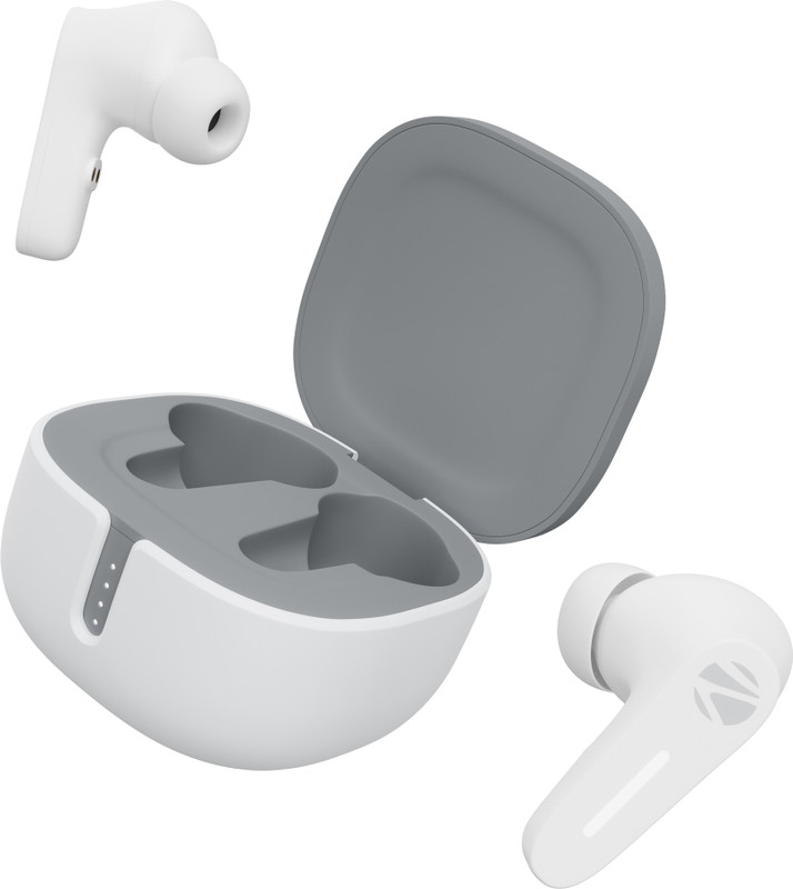 ZEBRONICS Zeb-Sound Bomb 7, TWS, 60h Backup, BT v5.2, ENC, Rapid Charge, Flash Connect Bluetooth(Black, In the Ear)