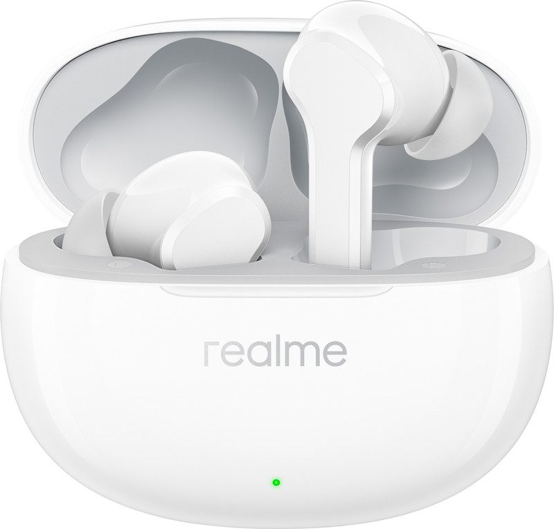 realme Buds T110 (RMA2306) with AI ENC for calls, 38 hours of Playback and Deep Bass Bluetooth(Punk Black, True Wireless)