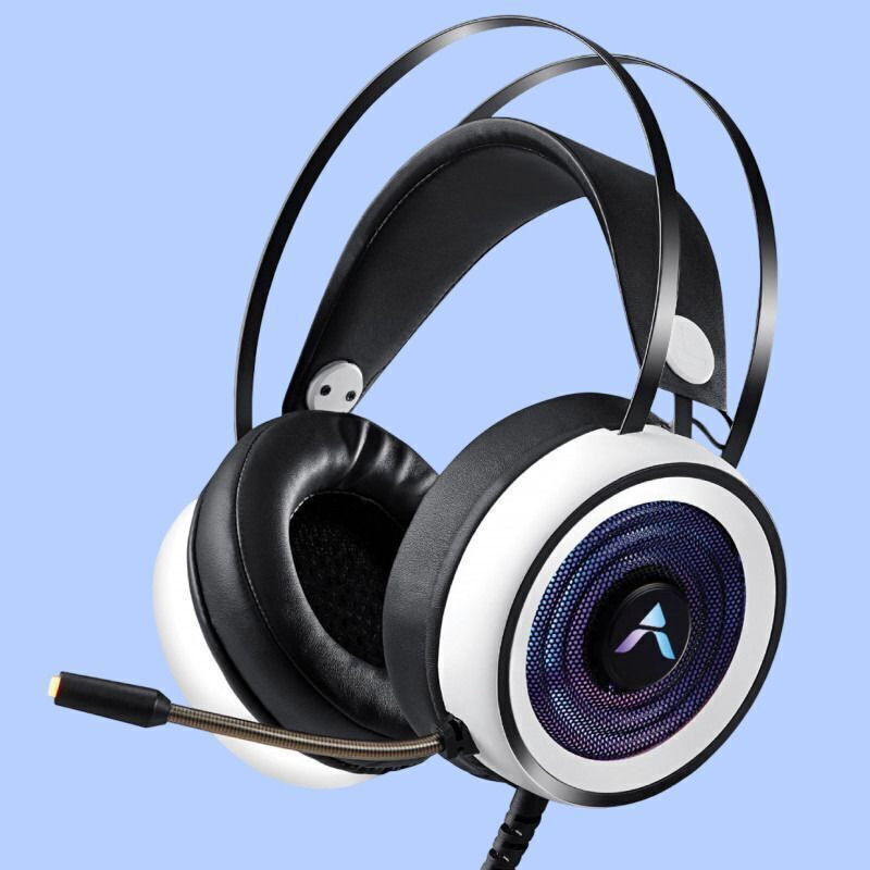 Pious Immersive 7.1 Surround Sound Gaming Headset | RGB LED | 50mm Drivers | Dual USB Wired(Multicolor, On the Ear)