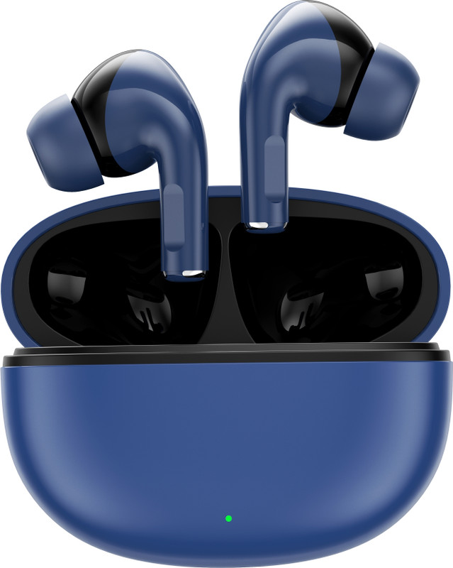 bAot EarBuds Newly Launched with 60Hrs Playtime & Fast Charging with Deep Bass & ENC Bluetooth(Blue, True Wireless)