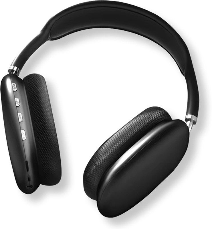 Zohlo Premium Over-Ear Wireless Bluetooth Headphones in-built Microphone Bluetooth(Black, On the Ear)
