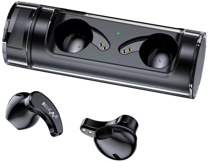 Belear Earbuds, with Mic ANC Dynamic Driver, 40Hours Case Bluetooth without Mic(Black, In the Ear)