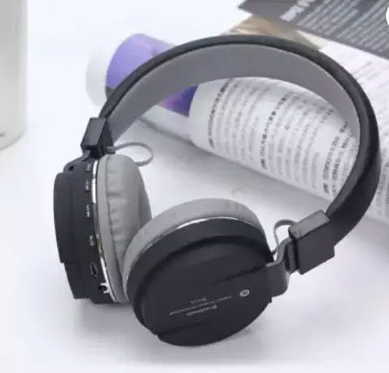 RECTITUDE SH12 Sports Wireless Bluetooth Headphone Bluetooth & Wired(Black, On the Ear)
