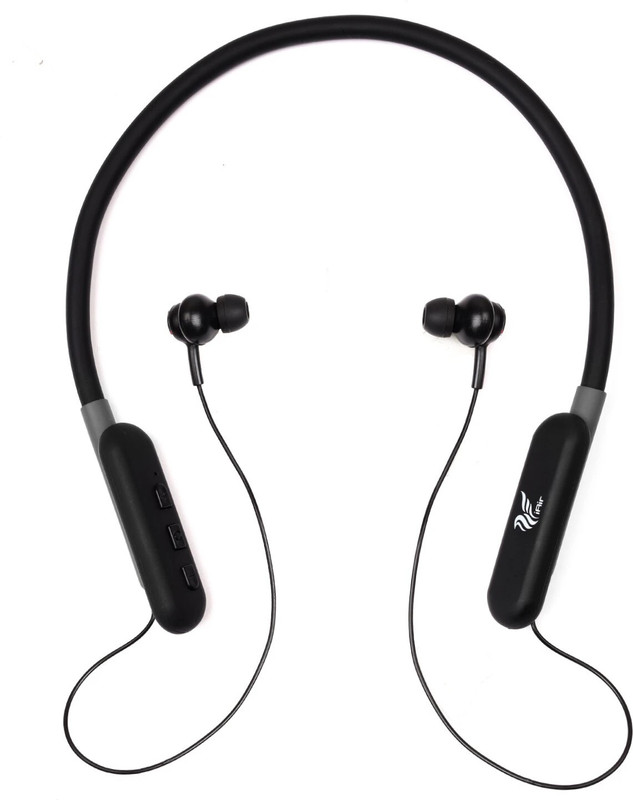 IAIR Wireless Bluetooth 5.0 Earphone with Mic, Upto 8 Hrs of Music Bluetooth(Black, On the Ear)
