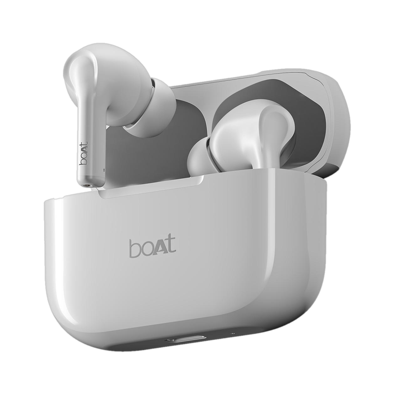 boAt Airdopes 161/163,ASAP Charge,40 H Battery, Stream Ad Free Music via App Support Bluetooth(Pearl White, True Wireless) - 64% off at DetectaDeal