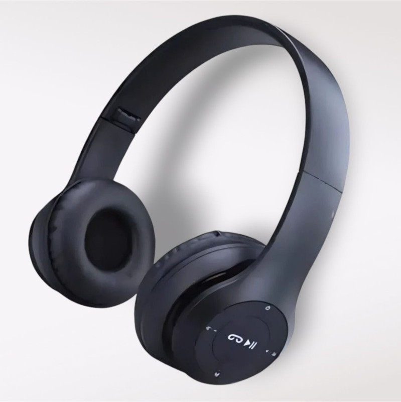 TWS Bluetooth Over-Ear Headphones featuring Booming Bass for Gaming_AE Bluetooth & Wired(Black, On the Ear)