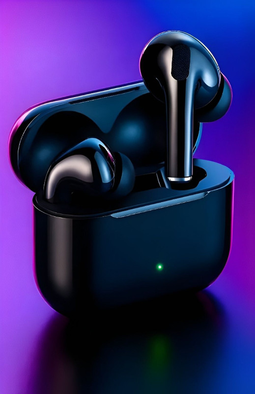 DSSB Thunder Pods | High Bass | Large Battery headphone | Touch Earbuds Bluetooth(Black, True Wireless)