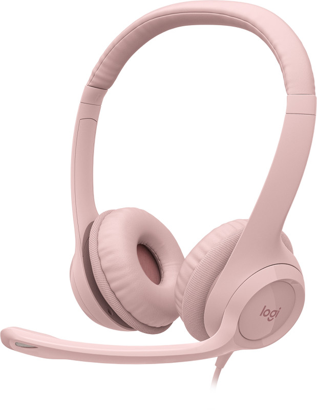 Logitech Logitech H390 - Rose Wired(Rose, On the Ear)