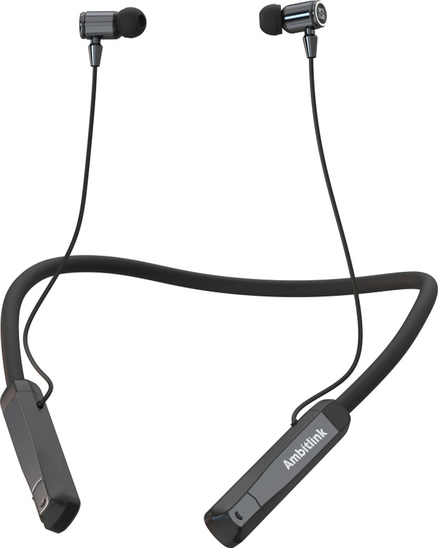 Ambitlink ALNB100C|100 Hours*ENC, Magnetic On\Off, EQ Modes, Vibration Alert Bluetooth(Green, In the Ear)