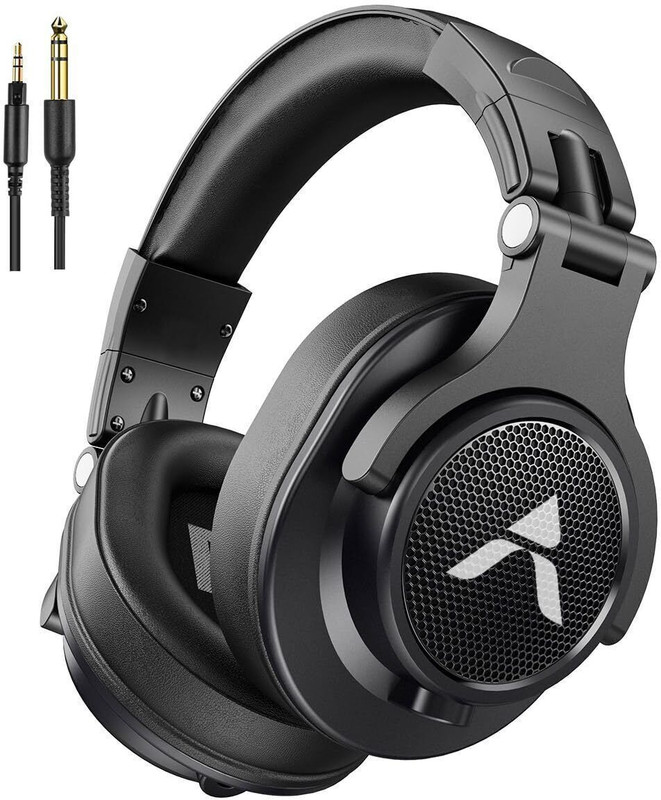 ADCOM Sound Master DJ Headphone 40mm Wired(Black, On the Ear)