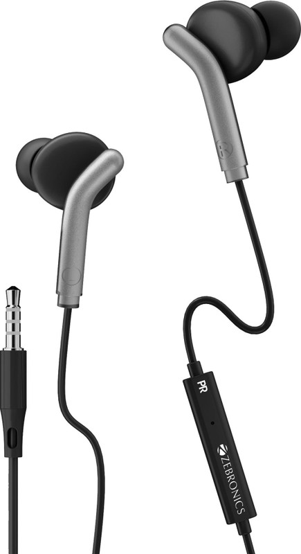 ZEBRONICS Zeb -Buds 50 Wired(Black, In the Ear)
