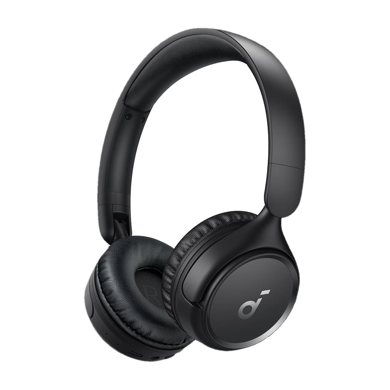 soundcore by Anker H30i OnEar Headphone with 40mm pure bass drivers,70 Hrs battery,Dual connection Bluetooth(Black, On the Ear)