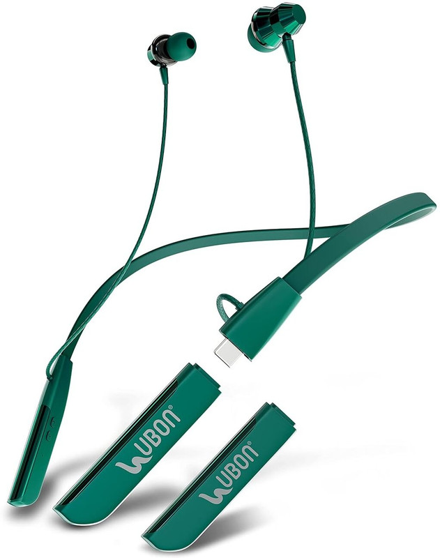 EARBASS Ubon CL-35 Jet Charging 100 Hr Playtime, HD Sound High Bass, Low Latency Bluetooth(Blue, Black, Green, True Wireless)