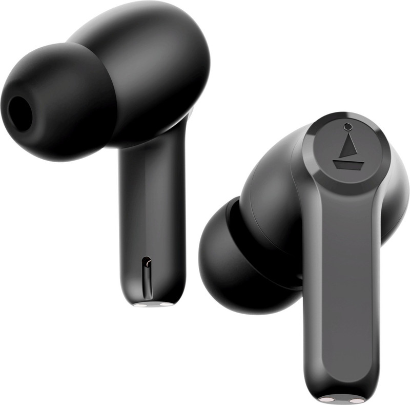 boAt Airdopes 393ANC with Hybrid ANC, Quad Mics ENx & 30 Hours Playback Bluetooth Headset
