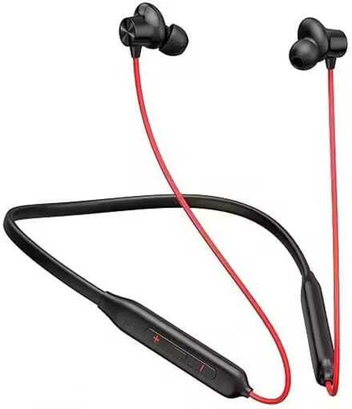 Highnotes ONE-PLS Bluetooth Neckband with 54H Playtime | Deep Bass Stereo Sound Bluetooth(Black, In the Ear)