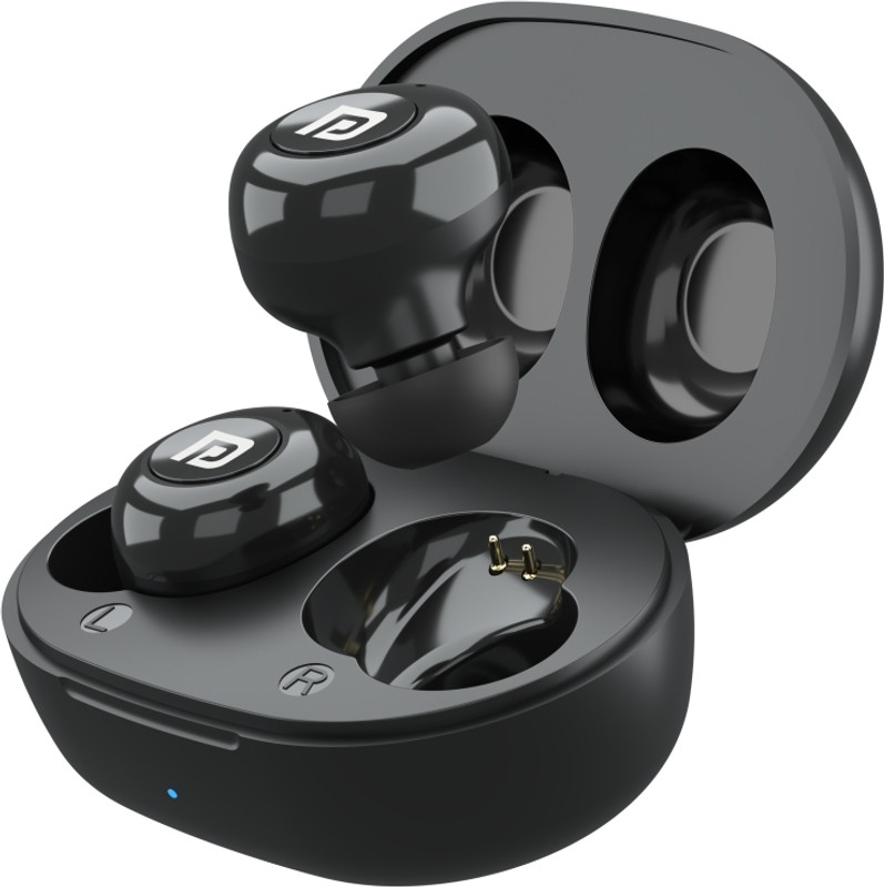 Portronics Harmonics Twins S3 Smart TWS Earbuds,20 Hours Playtime, Booming Bass Bluetooth(Black, True Wireless)