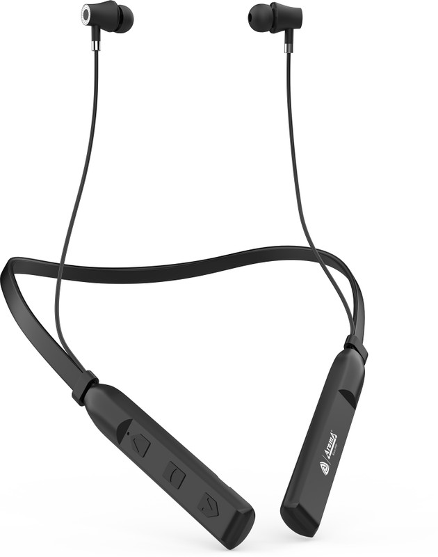 Aroma NB119B Badshah - 40 Hours Playtime Neckband Bluetooth(Black, In the Ear)