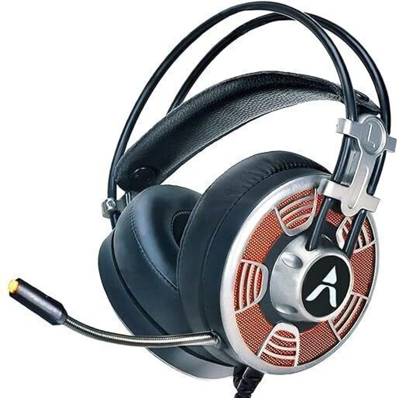 ADCOM Vision 7.1 USB Surround Sound With 50mm Bass Driver ,LED Light Over Ear Gaming Wired Gaming(Black, Grey, On the Ear)