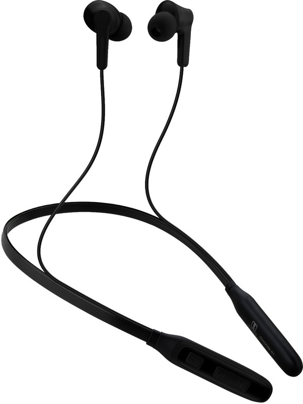 Soroo Future Wireless Bluetooth Neckband with 48H Playback, ENC Mic, Fast Charging, Pure Bass Bluetooth(Black, In the Ear)