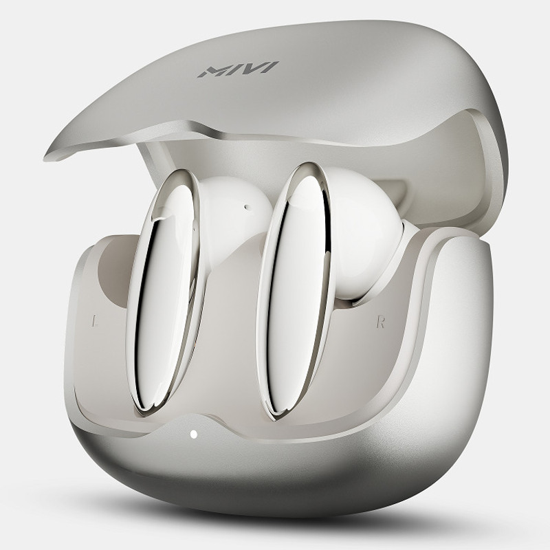 Mivi SuperPods Hype TWS New Launch, 38dB ANC, Hi-Res Audio, LDAC, 60H, BT v5.4 Bluetooth(Pearl Peach, True Wireless)