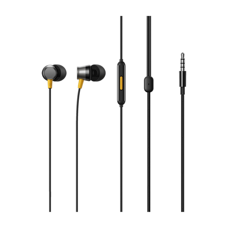realme Buds 3 wired Wired(Black, In the Ear)