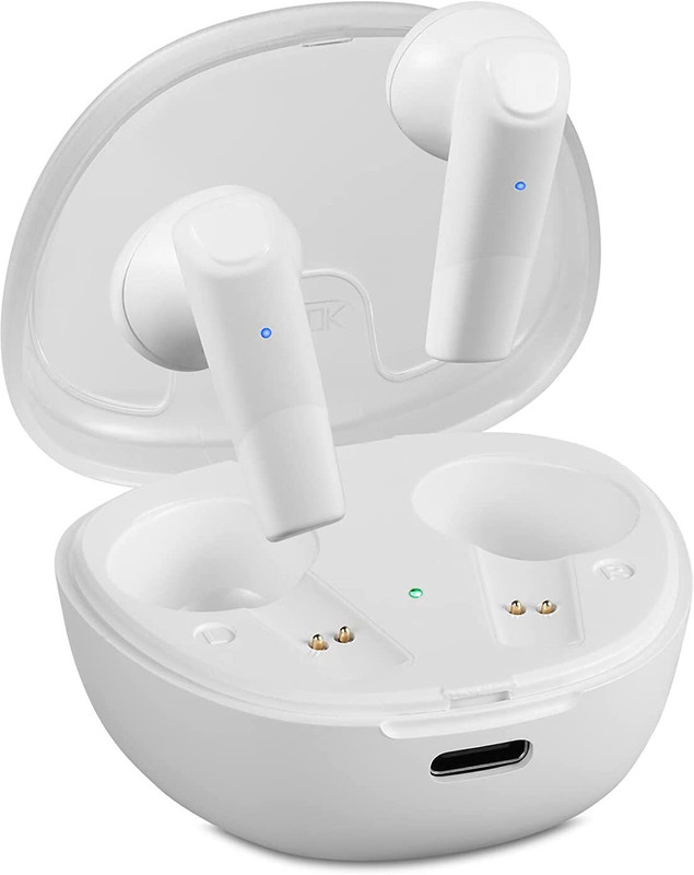 Zoook Mystique Bluetooth Headset (White, True Wireless)