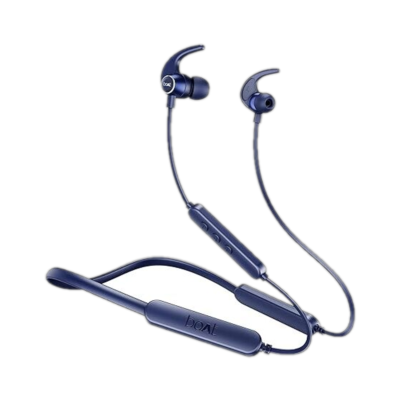 boAt Rockerz 255 Pro+, 60H Battery, ASAP Charge, Stream Ad Free Music via App Support Bluetooth(Navy Blue, In the Ear) - 75% off at DetectaDeal