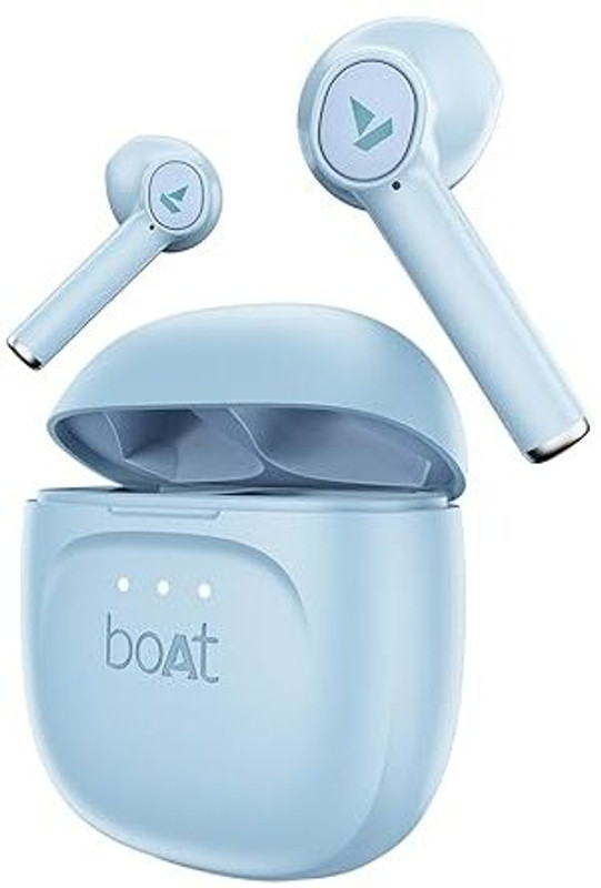 boAt Airdopes 131 Gen 2, 13mm Drivers, 70H Battery, ENx, Stream Ad Free Music via App Bluetooth(Ice Blue, In the Ear) - 67% off at DetectaDeal