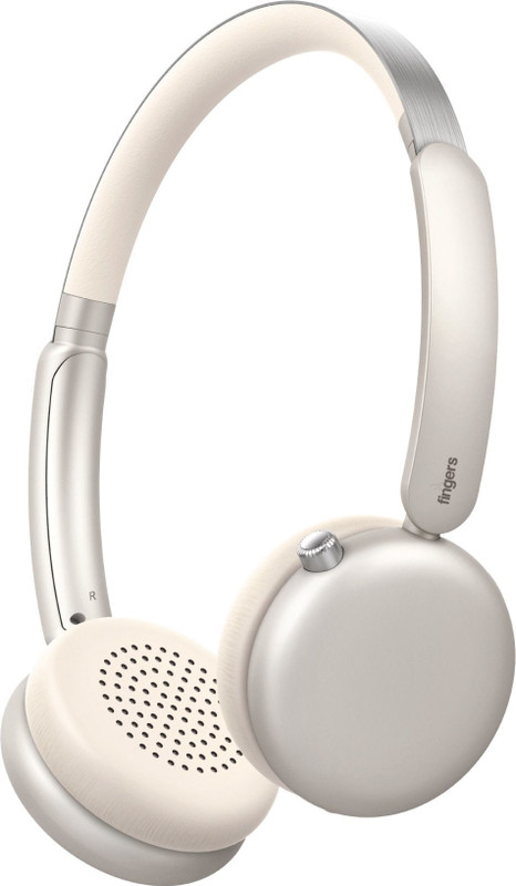 FINGERS 3D-Trance ANC Bluetooth(Gold, On the Ear)
