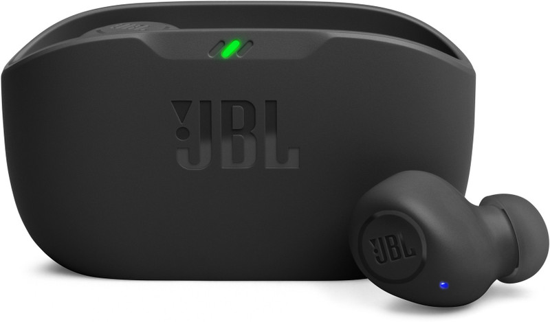 JBL Wave Buds TWS, 32Hr Playtime, IP54, Smart Ambient & TalkThru Mode, JBL App, Bluetooth Headset (Black, In the Ear)