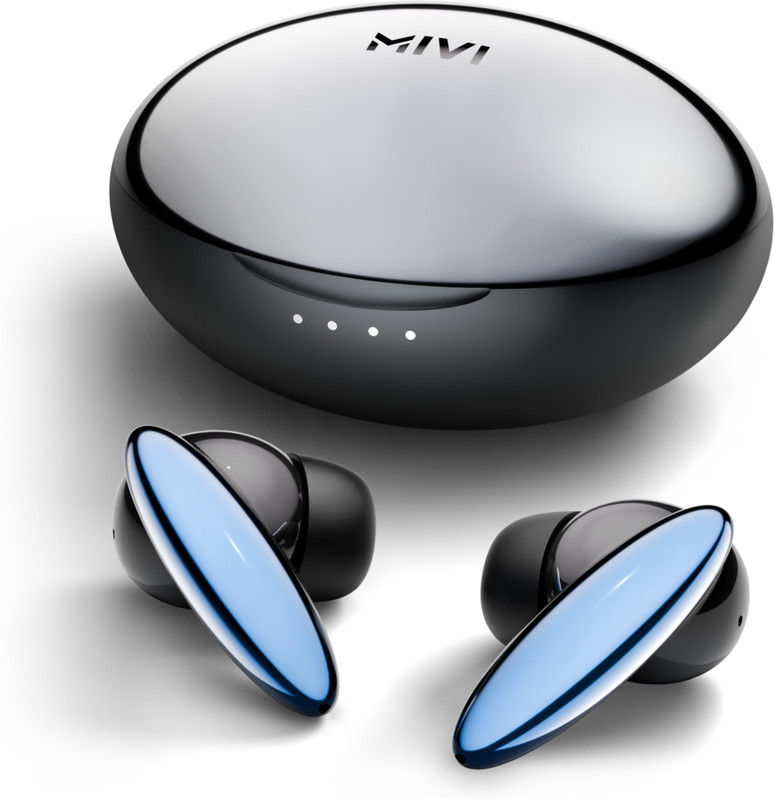 Mivi SuperPods Opera ANC earbuds [Flagship Launch], Hi-res Audio with LDAC, ANC Bluetooth(Iconic Black, True Wireless)
