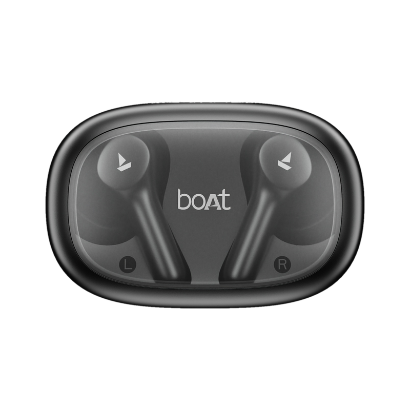 boAt Airdopes 71 Gen 2 TWS, 45H Battery, 2 Mics ENx, BTv6.0,Hearables App,ASAP Charge Bluetooth(Charcoal Black, True Wireless)