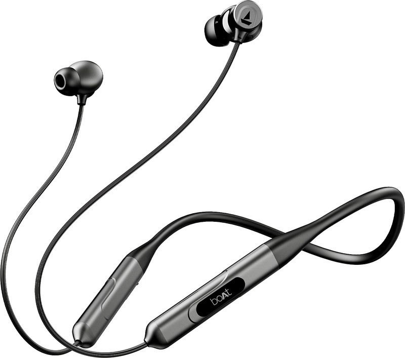 boAt Rockerz 255 ANC(32dB) w/ 100 HRS Playback,ASAP Charge,Spatial Audio,AI ENx Tech Bluetooth(Raven Black, In the Ear)