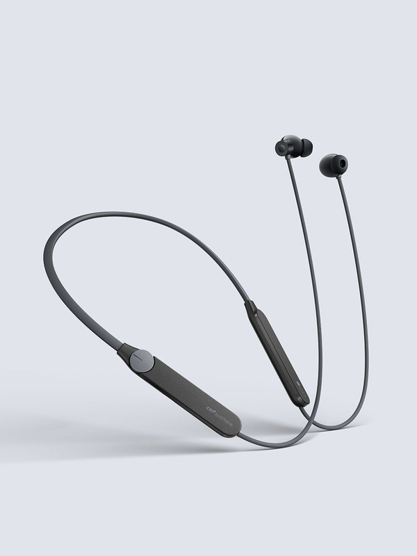 CMF by Nothing Neckband Pro 50dB Active Noise Cancellation, Smart Dial Design, 37 Hrs playtime Bluetooth(Dark Grey, In the Ear)