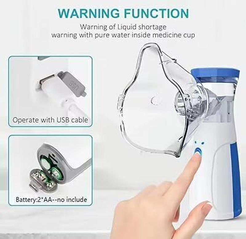 NBUKT Mini Portable Mesh Nebulizer Machine Rechargeable, For Adults and Kids Mini Surgical Plier(Plastic)