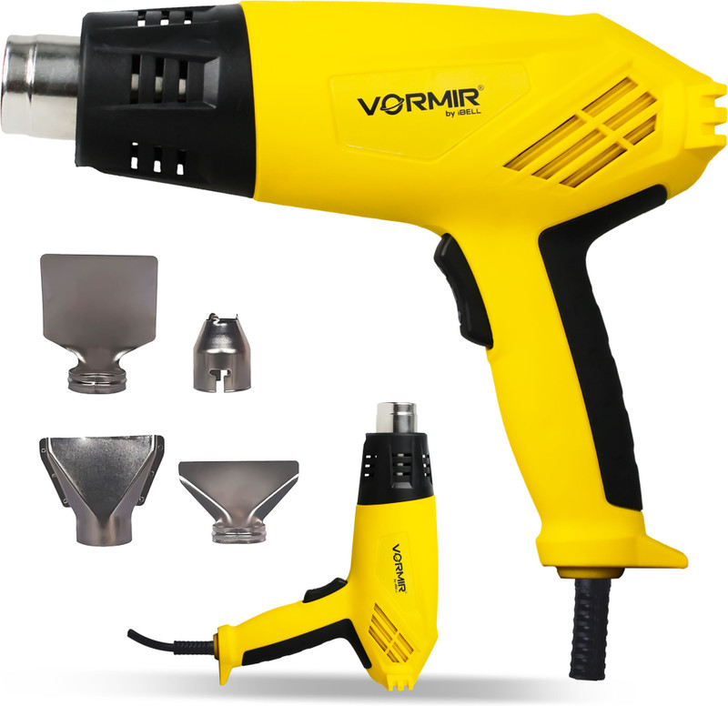 iBELL VORMIR VR HG20-50 2000W Heavy Duty Heat Gun,Dual Temp 50°C/600°C,Hot Air Blower, 2000 W Heat Gun