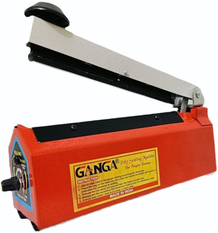 GANGA 10 Inch Poly Sealing Machine , Pouch Sealer , Pepsi Packing Machine Hand Held Heat Sealer(250 mm)